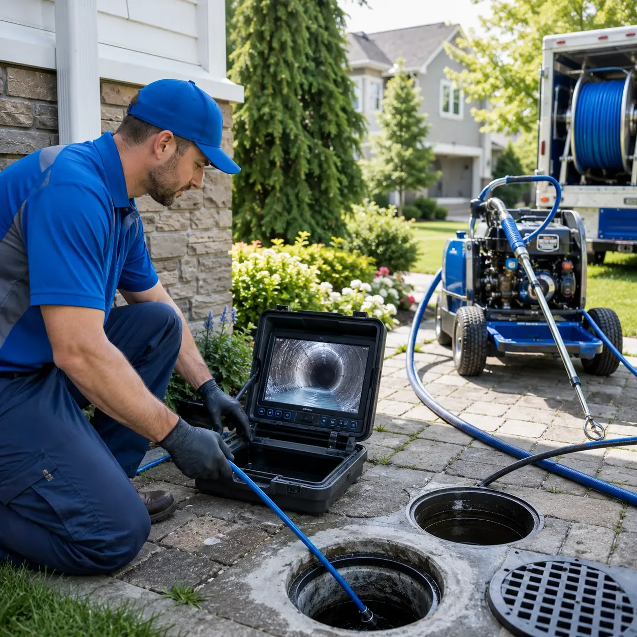 Outdoor drain cleaning professionals serving Blue Ridge Summit, PA